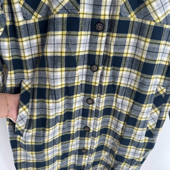 New! Barbour Lunan Plaid Button Down Dress Size US 10 - Picture 8 of 11